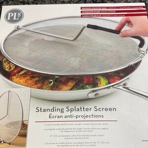 PL8 stainless steel Standing Splatter Screen NEW
